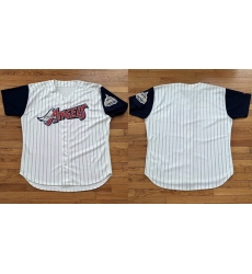 Men Los Angeles Angels Blank White Stitched Baseball Jersey