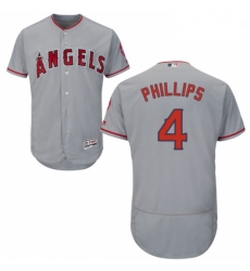 Mens Majestic Los Angeles Angels of Anaheim 4 Brandon Phillips Grey Flexbase Authentic Collection MLB Jersey Mens Majestic Los Angeles Angels of Anaheim 4 Brandon Phillips Grey Flexbase Authentic Collection MLB Jersey