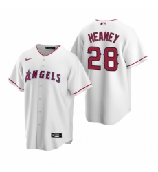 Mens Nike Los Angeles Angels 28 Andrew Heaney White Home Stitched Baseball Jersey Mens Nike Los Angeles Angels 28 Andrew Heaney White Home Stitched Baseball Jersey