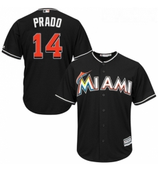 Youth Majestic Miami Marlins 14 Martin Prado Authentic Black Alternate 2 Cool Base MLB Jersey Youth Majestic Miami Marlins 14 Martin Prado Authentic Black Alternate 2 Cool Base MLB Jersey