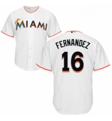 Youth Majestic Miami Marlins 16 Jose Fernandez Replica White Home Cool Base MLB Jersey Youth Majestic Miami Marlins 16 Jose Fernandez Replica White Home Cool Base MLB Jersey