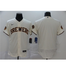 Brewers Blank Cream Nike 2020 Flexbase Jersey Brewers Blank Cream Nike 2020 Flexbase Jersey