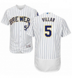 Mens Majestic Milwaukee Brewers 5 Jonathan Villar WhiteRoyal Flexbase Authentic Collection MLB Jersey Mens Majestic Milwaukee Brewers 5 Jonathan Villar WhiteRoyal Flexbase Authentic Collection MLB Jersey