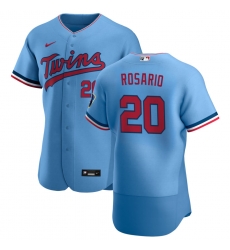 Men Minnesota Twins 20 Eddie Rosario Men Nike Light Blue Alternate 2020 Flex Base Team MLB Jersey Men Minnesota Twins 20 Eddie Rosario Men Nike Light Blue Alternate 2020 Flex Base Team MLB Jersey