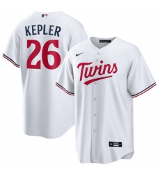 Men Minnesota Twins 26 Max Kepler White Cool Base Stitched Baseball Jersey Men Minnesota Twins 26 Max Kepler White Cool Base Stitched Baseball Jersey