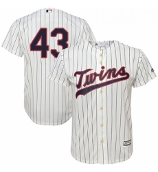 Youth Majestic Minnesota Twins 43 Addison Reed Authentic Cream Alternate Cool Base MLB Jersey Youth Majestic Minnesota Twins 43 Addison Reed Authentic Cream Alternate Cool Base MLB Jersey