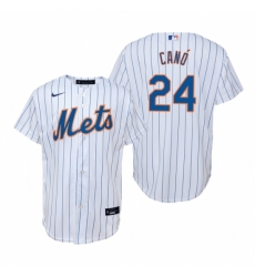 Mens Nike New York Mets 24 Robinson Cano White Home Stitched Baseball Jersey Mens Nike New York Mets 24 Robinson Cano White Home Stitched Baseball Jersey