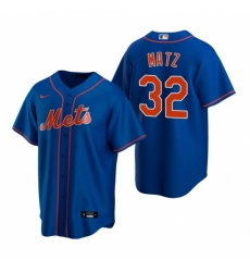 Mens Nike New York Mets 32 Steven Matz Royal Alternate Stitched Baseball Jerse Mens Nike New York Mets 32 Steven Matz Royal Alternate Stitched Baseball Jerse