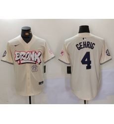 Men New York Yankees 4 Lou Gehrig The Bronx Graffiti V2 Vapor Limited Stitched Baseball Jersey 1 Men New York Yankees 4 Lou Gehrig The Bronx Graffiti V2 Vapor Limited Stitched Baseball Jersey 1