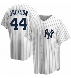 Men New York Yankees 44 Reggie Jackson Replica White Nike MLB Jersey Men New York Yankees 44 Reggie Jackson Replica White Nike MLB Jersey