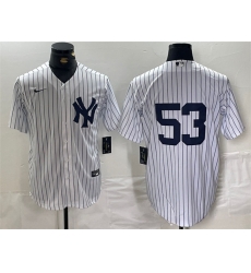 Men New York Yankees 53 Bobby Abreu White Cool Base Stitched Baseball Jersey Men New York Yankees 53 Bobby Abreu White Cool Base Stitched Baseball Jersey