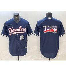 Men New York Yankees Big LOGO Navy Cool Base Stitched Baseball Jersey 23 Men New York Yankees Big LOGO Navy Cool Base Stitched Baseball Jersey 23