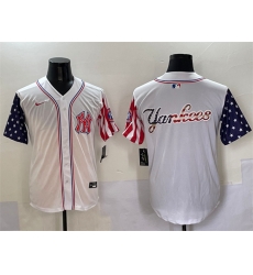 Men New York Yankees Team Big Logo White American Style Limited Stitched Baseball Jersey 003 Men New York Yankees Team Big Logo White American Style Limited Stitched Baseball Jersey 003