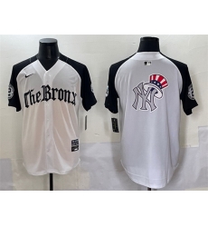 Men New York Yankees Team Big Logo White Black  27Gothic Legacy Edition 27 Vapor Premier Limited Stitched Baseball Jersey 002