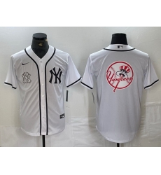 Men New York Yankees White Team Big Logo Cool Base Stitched Baseball Jersey 31 Men New York Yankees White Team Big Logo Cool Base Stitched Baseball Jersey 31