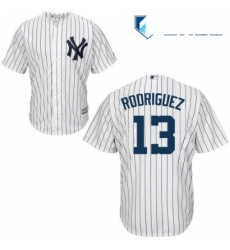 Mens Majestic New York Yankees 13 Alex Rodriguez Replica White Home MLB Jersey Mens Majestic New York Yankees 13 Alex Rodriguez Replica White Home MLB Jersey