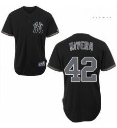 Mens Majestic New York Yankees 42 Mariano Rivera Authentic Black Fashion MLB Jersey Mens Majestic New York Yankees 42 Mariano Rivera Authentic Black Fashion MLB Jersey