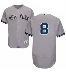 Mens Majestic New York Yankees 8 Yogi Berra Grey Road Flex Base Authentic Collection MLB Jersey Mens Majestic New York Yankees 8 Yogi Berra Grey Road Flex Base Authentic Collection MLB Jersey