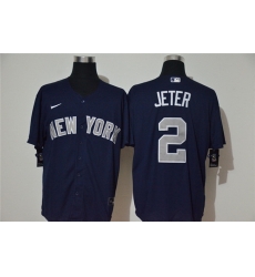 Yankees 2 Derek Jeter Navy Nike Cool Base Jersey Yankees 2 Derek Jeter Navy Nike Cool Base Jersey