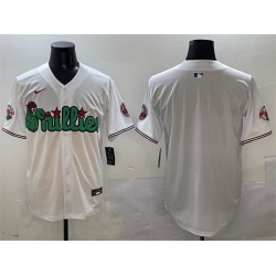 Men Philadelphia Phillies Blank White Phanatic Limited Stitched Jersey 1