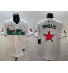 Men Philadelphia Phillies White Phanatic Limited Stitched Jersey
