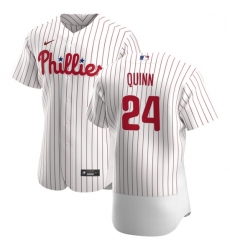 Philadelphia Phillies 24 Roman Quinn Men Nike White Home 2020 Authentic Player MLB Jersey Philadelphia Phillies 24 Roman Quinn Men Nike White Home 2020 Authentic Player MLB Jersey