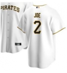 Men Pittsburgh Pirates Connor Joe #2 Nike White Stitched MLB Jersey Men Pittsburgh Pirates Connor Joe #2 Nike White Stitched MLB Jersey