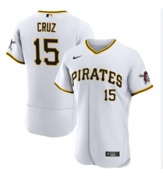 Men Pittsburgh Pirates Oneil Cruz #15 Nike White Stitched MLB Jersey Men Pittsburgh Pirates Oneil Cruz #15 Nike White Stitched MLB Jersey