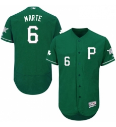 Mens Majestic Pittsburgh Pirates 6 Starling Marte Green Celtic Flexbase Authentic Collection MLB Jersey Mens Majestic Pittsburgh Pirates 6 Starling Marte Green Celtic Flexbase Authentic Collection MLB Jersey