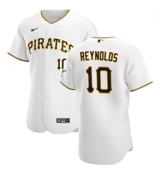 Pittsburgh Pirates 10 Bryan Reynolds Men Nike White Home 2020 Authentic Player MLB Jersey Pittsburgh Pirates 10 Bryan Reynolds Men Nike White Home 2020 Authentic Player MLB Jersey