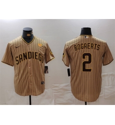 Men San Diego Padres 2 Xander Bogaerts Tan With PS Patch Cool Base Stitched Baseball Jersey Men San Diego Padres 2 Xander Bogaerts Tan With PS Patch Cool Base Stitched Baseball Jersey