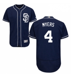 Mens Majestic San Diego Padres 4 Wil Myers Navy Blue Alternate Flex Base Authentic Collection MLB Jersey Mens Majestic San Diego Padres 4 Wil Myers Navy Blue Alternate Flex Base Authentic Collection MLB Jersey