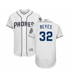 Mens San Diego Padres 32 Franmil Reyes White Home Flex Base Authentic Collection Baseball Jersey Mens San Diego Padres 32 Franmil Reyes White Home Flex Base Authentic Collection Baseball Jersey