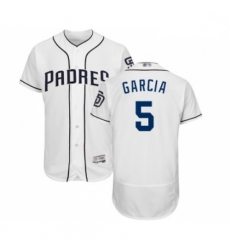 Mens San Diego Padres 5 Greg Garcia White Home Flex Base Authentic Collection Baseball Jersey Mens San Diego Padres 5 Greg Garcia White Home Flex Base Authentic Collection Baseball Jersey