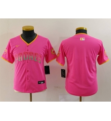 Youth San Diego Padres Blank Pink Stitched Baseball Jersey Youth San Diego Padres Blank Pink Stitched Baseball Jersey