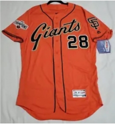 Men 2014 World Series San Fran giants buster Posey Orange Jersey Men 2014 World Series San Fran giants buster Posey Orange Jersey