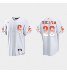 Men San Francisco Giants 26 Anthony Desclafani Men 2021 City Connect White Fan Version Jersey Men San Francisco Giants 26 Anthony Desclafani Men 2021 City Connect White Fan Version Jersey