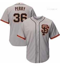 Mens Majestic San Francisco Giants 36 Gaylord Perry Replica Grey Road 2 Cool Base MLB Jersey Mens Majestic San Francisco Giants 36 Gaylord Perry Replica Grey Road 2 Cool Base MLB Jersey
