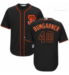 Mens Majestic San Francisco Giants 40 Madison Bumgarner Authentic Black Team Logo Fashion Cool Base MLB Jersey Mens Majestic San Francisco Giants 40 Madison Bumgarner Authentic Black Team Logo Fashion Cool Base MLB Jersey