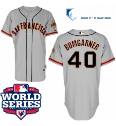 Mens Majestic San Francisco Giants 40 Madison Bumgarner Authentic Grey Cool Base 2012 World Series Patch MLB Jersey Mens Majestic San Francisco Giants 40 Madison Bumgarner Authentic Grey Cool Base 2012 World Series Patch MLB Jersey