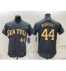 Men Seattle Mariners 44 Julio Rodr EDguez 2022 All Star Charcoal Flex Base Stitched Jersey Men Seattle Mariners 44 Julio Rodr EDguez 2022 All Star Charcoal Flex Base Stitched Jersey