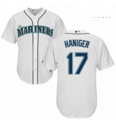Mens Majestic Seattle Mariners 17 Mitch Haniger Replica White Home Cool Base MLB Jersey Mens Majestic Seattle Mariners 17 Mitch Haniger Replica White Home Cool Base MLB Jersey