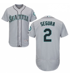 Mens Majestic Seattle Mariners 2 Jean Segura Grey Flexbase Authentic Collection MLB Jersey Mens Majestic Seattle Mariners 2 Jean Segura Grey Flexbase Authentic Collection MLB Jersey