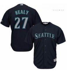 Mens Majestic Seattle Mariners 27 Ryon Healy Replica Navy Blue Alternate 2 Cool Base MLB Jersey Mens Majestic Seattle Mariners 27 Ryon Healy Replica Navy Blue Alternate 2 Cool Base MLB Jersey