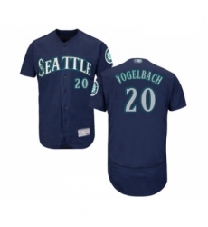 Mens Seattle Mariners 20 Dan Vogelbach Navy Blue Alternate Flex Base Authentic Collection Baseball Jersey Mens Seattle Mariners 20 Dan Vogelbach Navy Blue Alternate Flex Base Authentic Collection Baseball Jersey