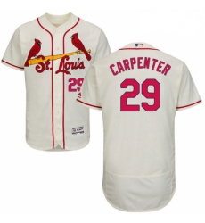 Mens Majestic St Louis Cardinals 29 Chris Carpenter Cream Alternate Flex Base Authentic Collection MLB Jersey Mens Majestic St Louis Cardinals 29 Chris Carpenter Cream Alternate Flex Base Authentic Collection MLB Jersey
