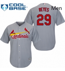 Mens Majestic St Louis Cardinals 29 lex Reyes Replica Grey Road Cool Base MLB Jersey Mens Majestic St Louis Cardinals 29 lex Reyes Replica Grey Road Cool Base MLB Jersey