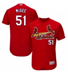 Mens Majestic St Louis Cardinals 51 Willie McGee Red Alternate Flex Base Authentic Collection MLB Jersey Mens Majestic St Louis Cardinals 51 Willie McGee Red Alternate Flex Base Authentic Collection MLB Jersey