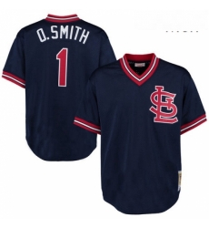 Mens Mitchell and Ness 1994 St Louis Cardinals 1 Ozzie Smith Replica Navy Blue Throwback MLB Jersey Mens Mitchell and Ness 1994 St Louis Cardinals 1 Ozzie Smith Replica Navy Blue Throwback MLB Jersey