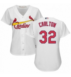 Womens Majestic St Louis Cardinals 32 Steve Carlton Authentic White Home Cool Base MLB Jersey Womens Majestic St Louis Cardinals 32 Steve Carlton Authentic White Home Cool Base MLB Jersey